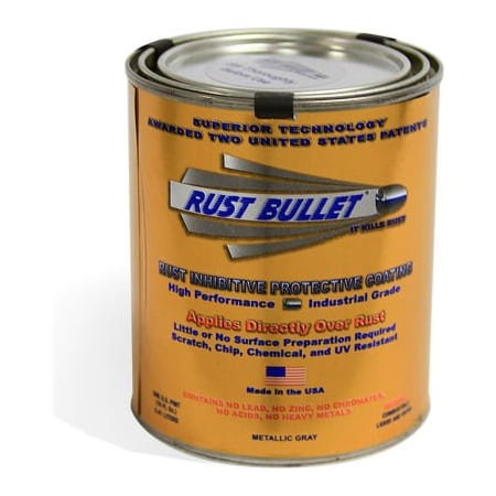 Rust Bullet Llc Rust Bullet Industrial Formula Rust Inhibitive Coating Pint Can RB12